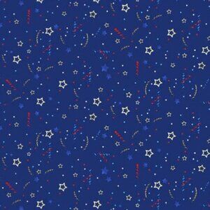 Confetti Allover - Teddy's America Collection by Robert Giordano for Henry Glass